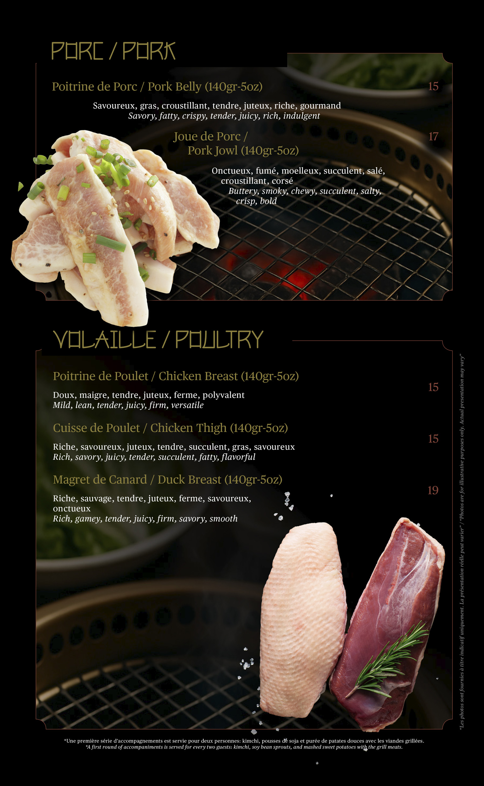 Menu Yakiniku 7